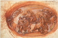 K IX 070
<br/>
Apollo geeft de teugels van de zonnewagen aan Phaëton
<br/>
<em>Passeri, Giuseppe (1654-1714)</em>